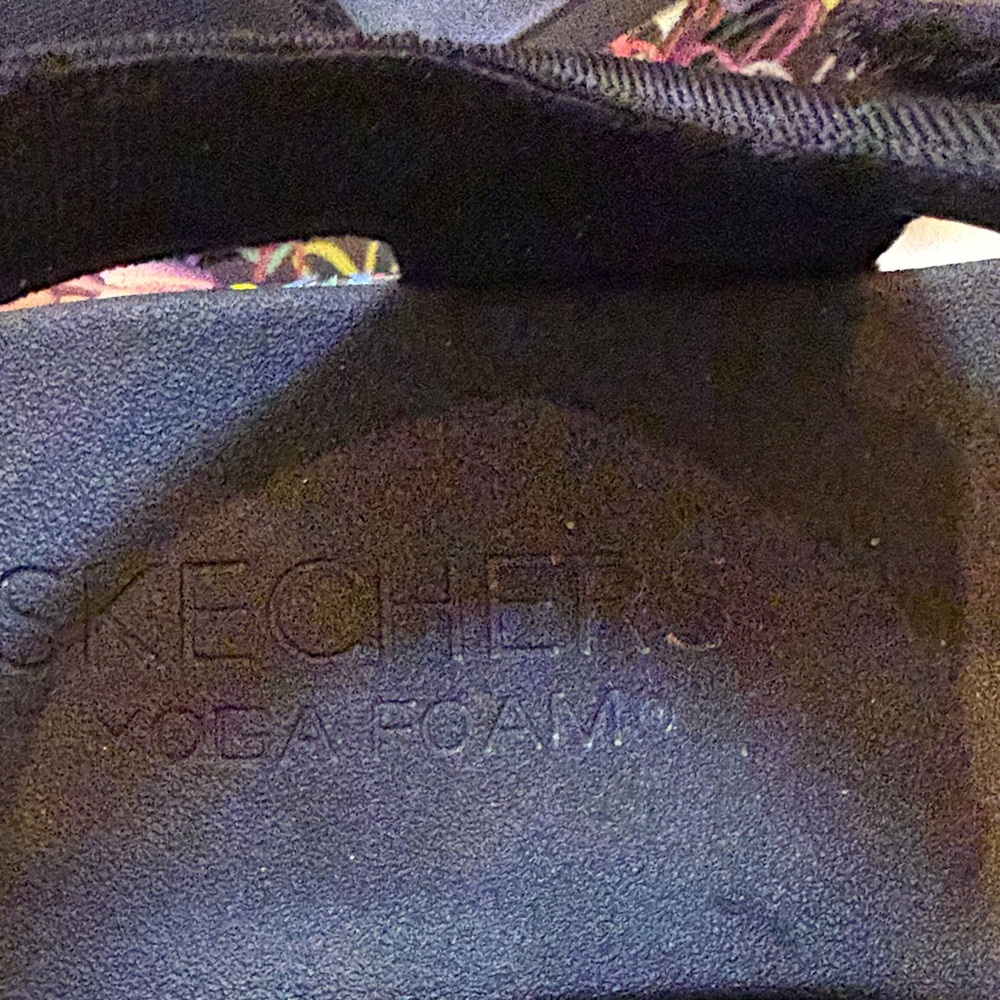 Skechers Black Sandals with Vibrant Sole - Picture 4 of 6